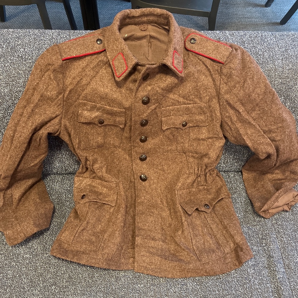 Bulgarian military wool jacket